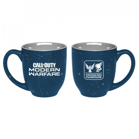 CALL OF DUTY MODERN WARFARE TWO COLOR MUG "MAPS"