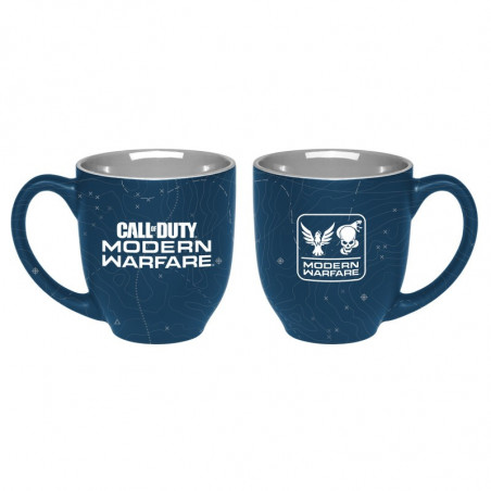 CALL OF DUTY MODERN WARFARE TWO COLOR MUG "MAPS"