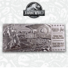 Jurassic World Limited Edition .999 Silver Plated Mosasaurus Attraction Ticket