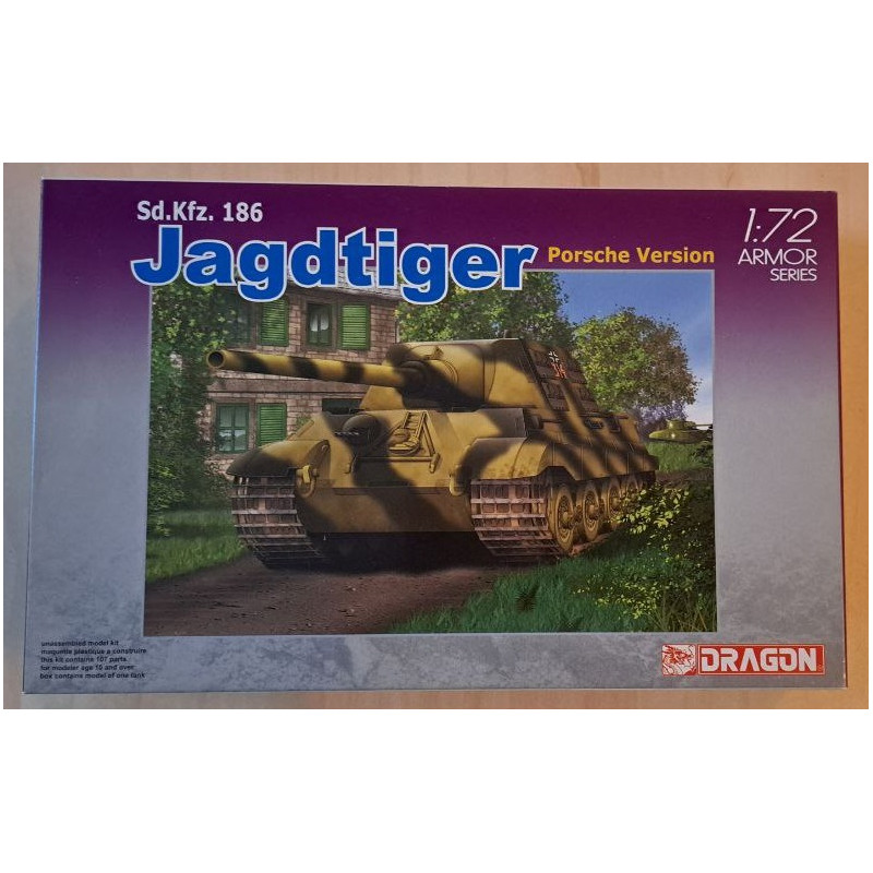 Dragon 7250 Sd.Kfz. 186 Jagdtiger Porsche Version 1:72