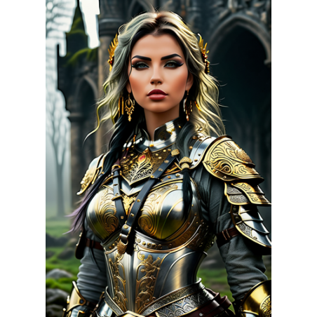 Fantasy Art portrait poster PX000049 Fantasy Art portrait poster PX000049