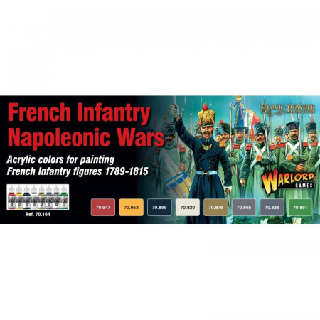 FRENCH NAPOLEONIC PAINT SET (8)