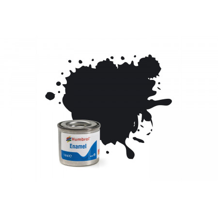 ENAMEL PAINT NO 21 BLACK GLOSS 14 ML