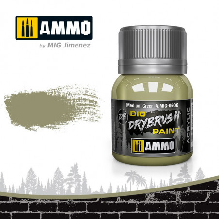 DRYBRUSH Medium Green DRYBRUSH Medium Green