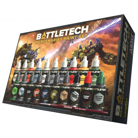 BattleTech Mercenaries Paint Set