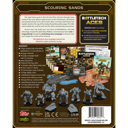 Battletech Aces Scouring Sands Campaign Box