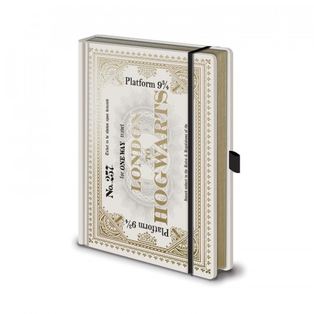 HARRY POTTER (HOGWARTS EXPRESS TICKET) PREMIUM A5 NOTEBOOK